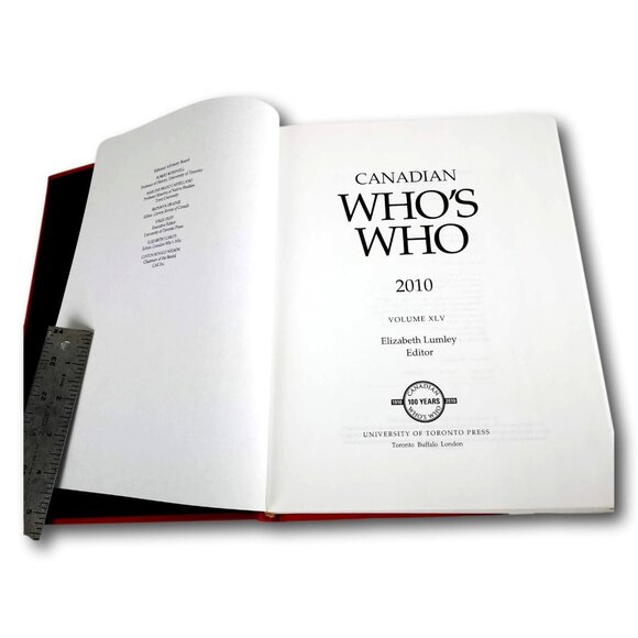 Canadian Whos Who 2010 Red HC Biography Genealogy Toronto Grey Publishing - Picture 4 of 12